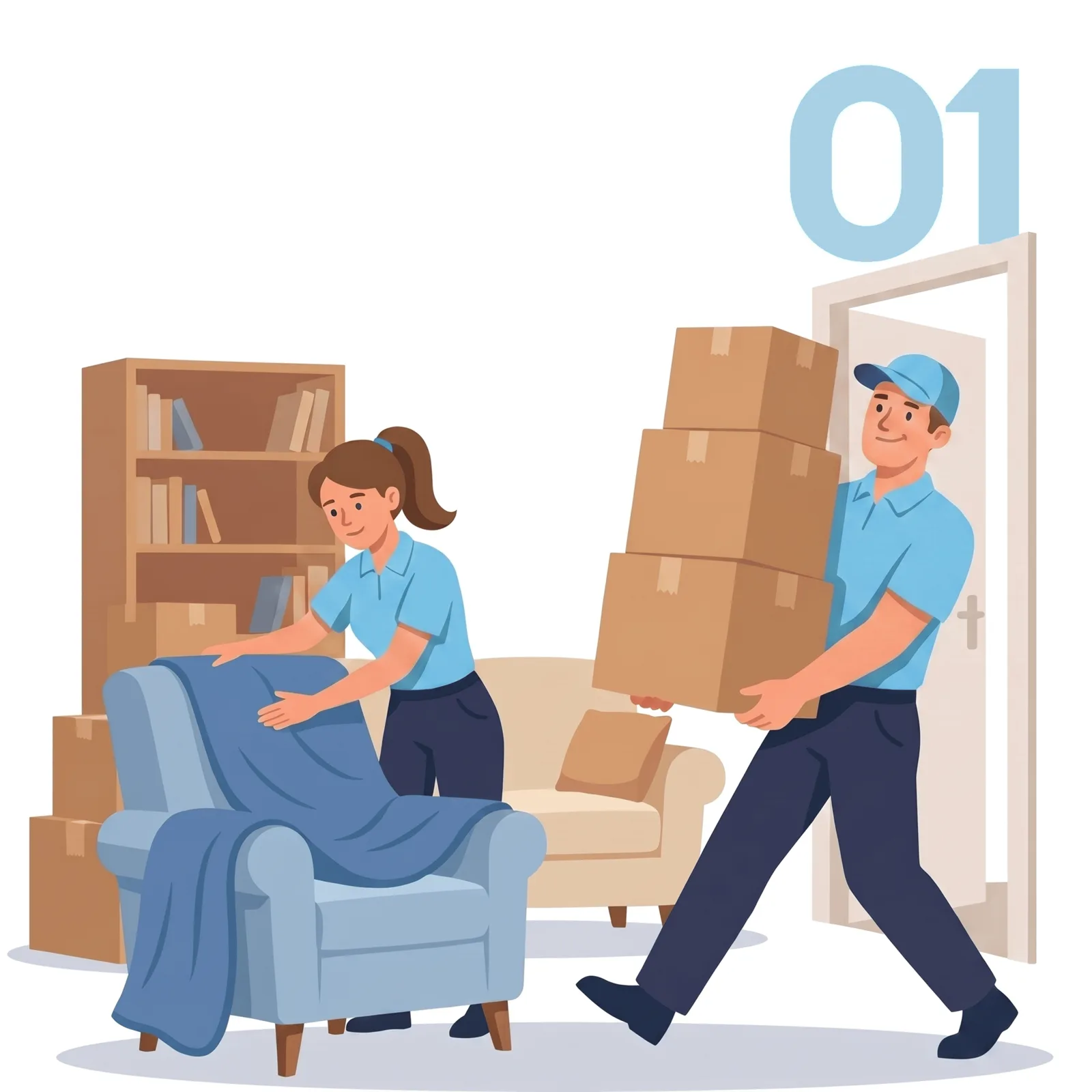 Illustration 01: Wohnungsauflösung mit Wertanrechnung